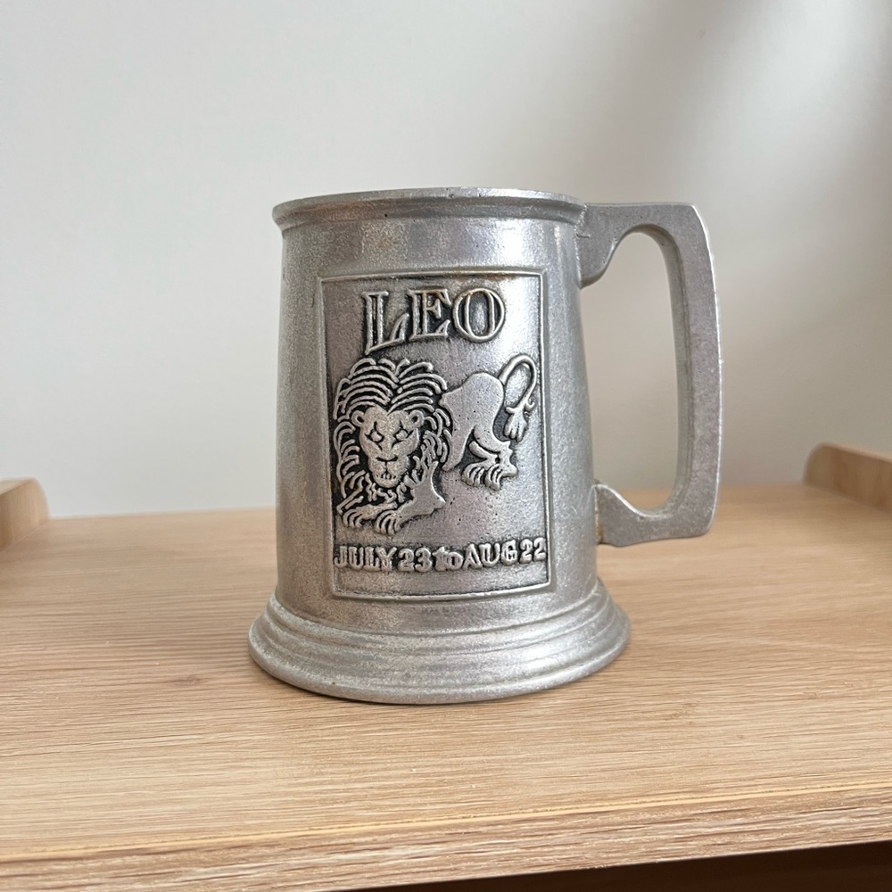 Vintage Pewter Leo Stein
